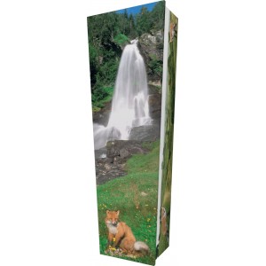 Fox - Personalised Picture Coffin with Customised Design.